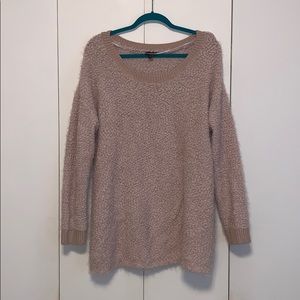 Mauve fuzzy sweater